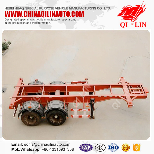 20FT Skeleton Semi Truck Trailer or Container Chassis Trailer Image1