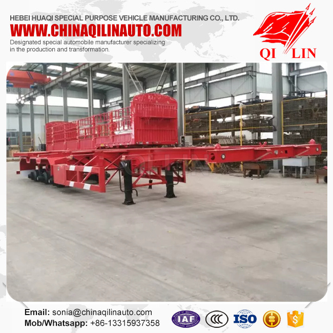 Heavy Truck Tri-Axle Container Trailer for Africa Image1