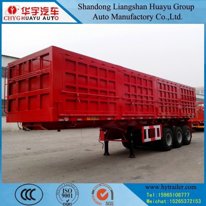 Cimc Type Stones/Graphite/Rock Semi/Tow Truck Trailer with Strong Board Image1