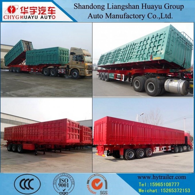 Multi-Function Van/Box/ Vehicle Semi Truck Trailer with 3 Axle Image1