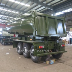 Tractor Truck and Dump Truck Semi Trailer