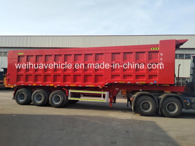 50-100t Tipper Trailer, Mining Dump Truck Trailer From China Image1