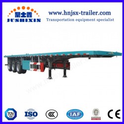 2/3 Axle 40FT Flatbed Container Truck Semi Trailer
