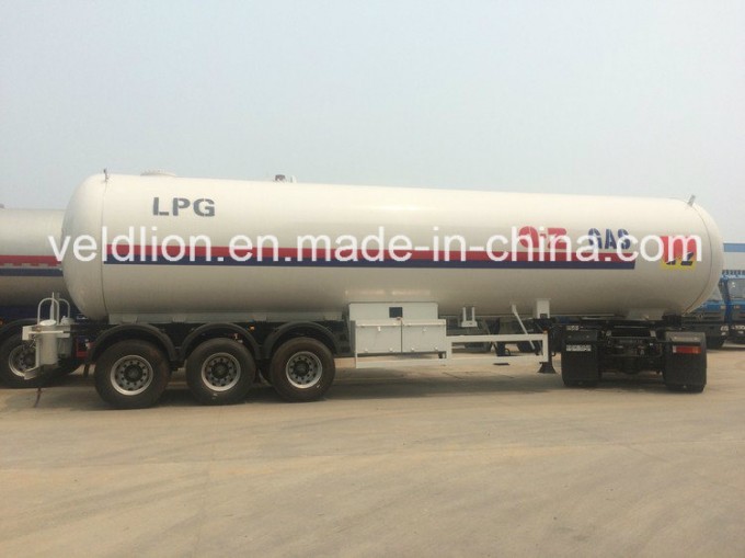 High Performance 58.5m3 Propane Tri-Axle LPG Tank Trailer Image1