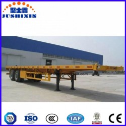 40feet 3axle Flatbed Truck Semi Trailer