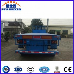 3 BPW Axles 40FT Container Flatbed Truck Semi Trailer
