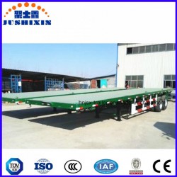 2/3 Axle 40FT Container Flatbed Platform Truck Tractor Semi Trailer