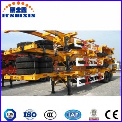 2 Axle 40FT Container Skeleton Truck Tractor Semi Trailer