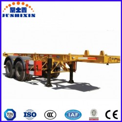20FT 2axle Strengthened-Beam Skeleton Semi Truck Trailer