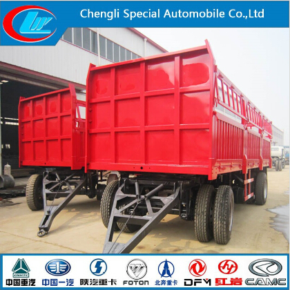 15 Ton Van Trailer 2 Axle Full Cargo Truck Trailer Image1