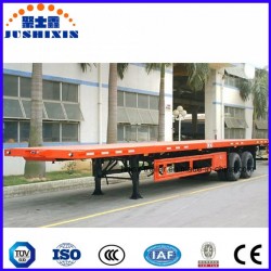 40 Feet 2/3axles Platfrom Container Cargo Truck /Tractor Semi Trailer