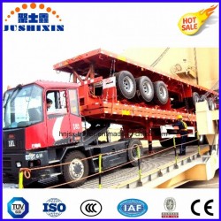 3 Axle 40FT Flatbed Truck Semi Trailer