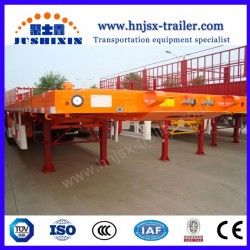 3 Axles 60 Tons 40FT Flatbed Container Truck Trailers
