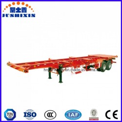 2 Axle 40FT 30.5ton Skeletal Container Semi Truck Trailer