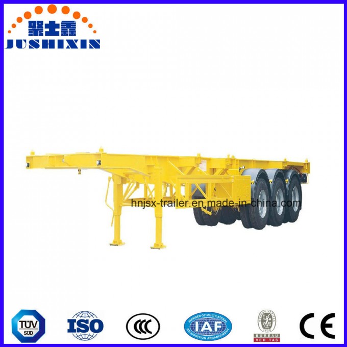Skeleton Container Truck Tractor Semi Trailer Image1
