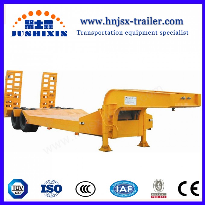 2018 New Heavy Duty Low Bed Truck Semi Trailer Image1
