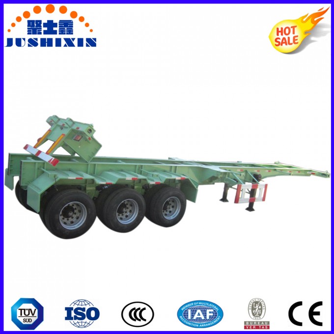3axle 40FT Container Skeleton Skeletal Truck Tractor Semi Trailer Image1