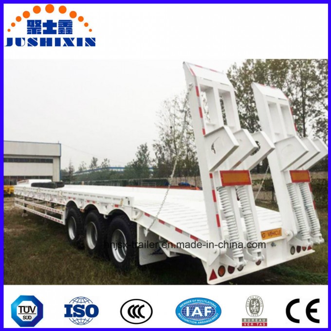 China Trailer Manufacturers Lowboy Semi Truck and Trailer Image1