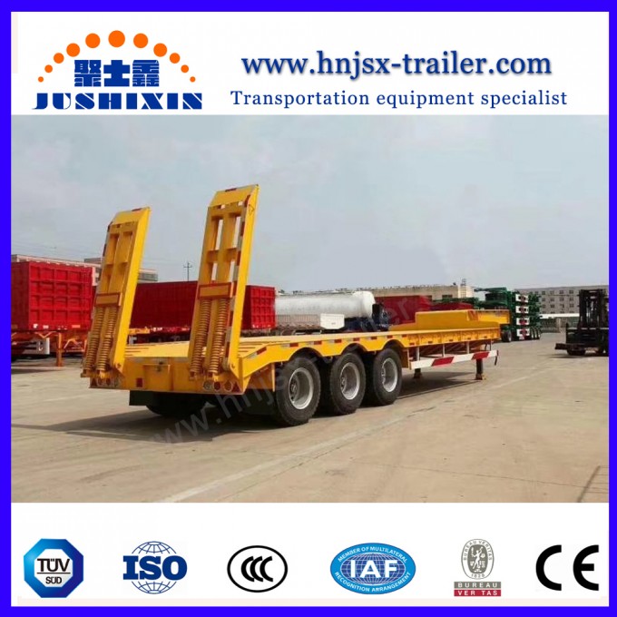 China Wind Blade Trailer Extendable Low Bed Truck Semi Trailer Image1