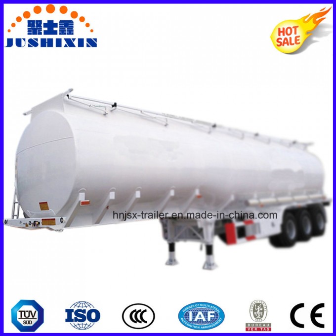 New Tri-Axle Semi Trailer Fuel Tank Truck Trailer for Sale Image1