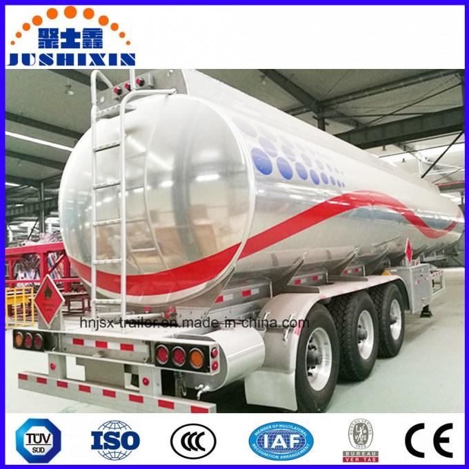 Light Weight Design 45-60cbm Aluminum Fuel Tank/Tanker/Utility Truck Semi Trailer Image1