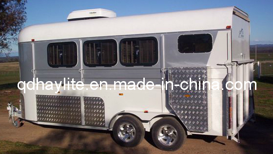 Angle Style Tripple Horse Float Trailer Image1