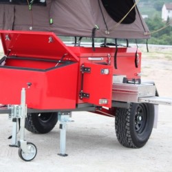 Australian Standard Tent Travel Trailer, Boat Rack Camping Trailer