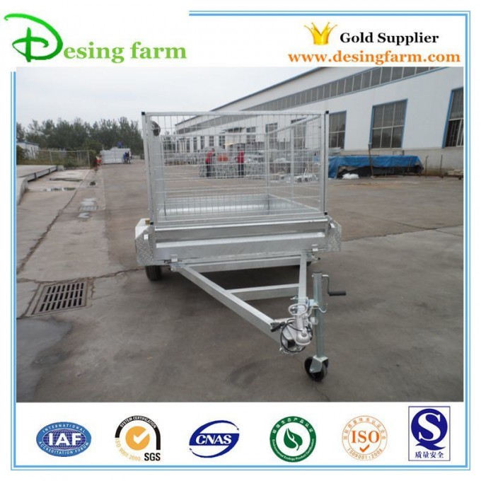 Box Trailer with Cage (7X5) Image1