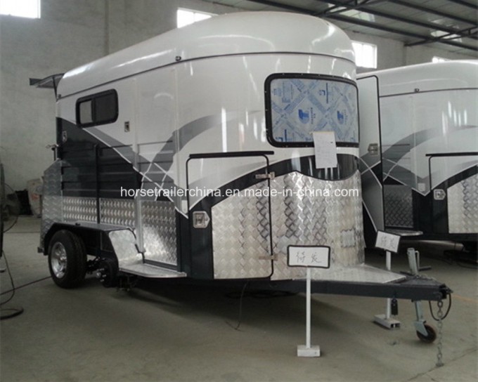 professional Manufacturer Deluxe 2 Horse Trailer Hot Selling in UK Image1