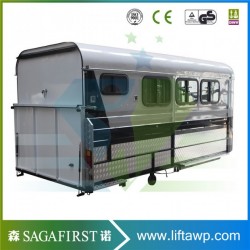 Sinofirst Economic Angle Straight Load Horse Float Trailer