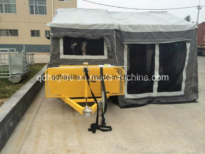 Outdoor Australia Tent Galvanized Camper Trailer Image1