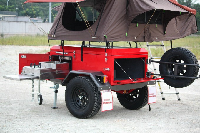 Little Rock Quality off Road Roof Tent Camper Trailer Image1