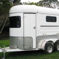 2 Horses Straight Load Economical Float Trailer