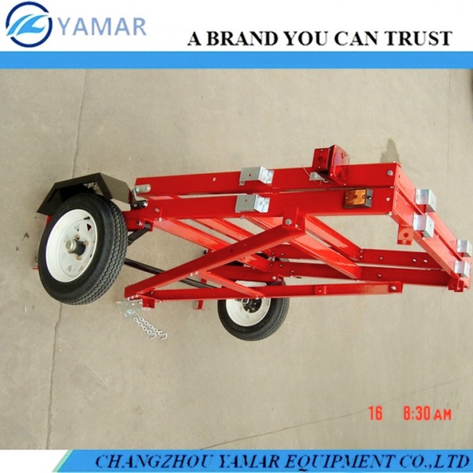 4X8 Folding Utility Trailer Image1