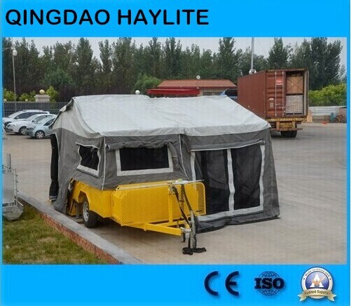 Luxury Folding Camper Trailer with Canvas Tent for Sale 2015 Image1