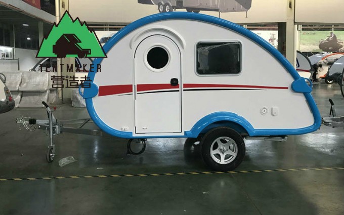 Mini Teardrop Caravan Trailer Camper Producing Camping Trailer Image1