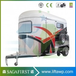 Australian Standard 4 Horse Angle Load Horse Trailer