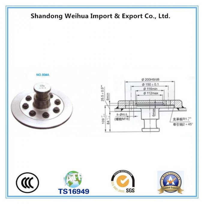 Semi Trailer Parts of 2′′/ 50# Traction Pin, King Pin Image1