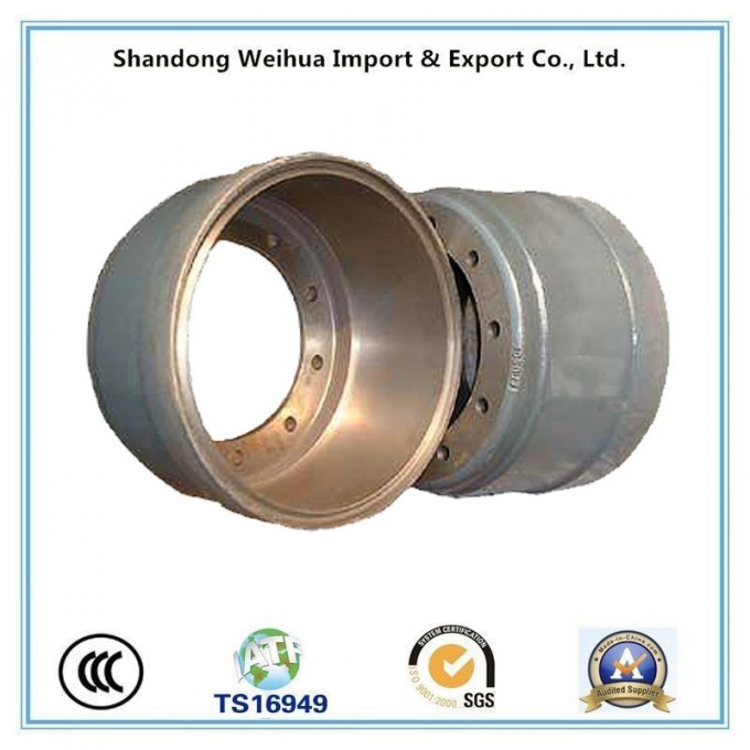 China Semi Trailer Parts of 8.5 Inch Brake Drum Image1