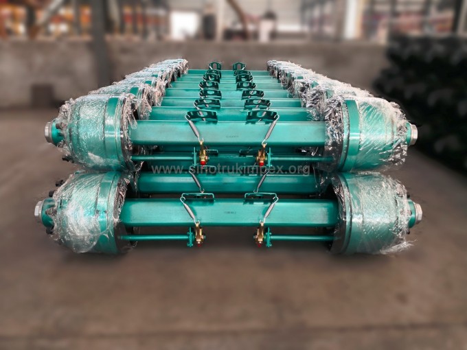 Widely Used American Axle Famous Fuwa Axles 13t 16t 20t for Semi Trailer Image1