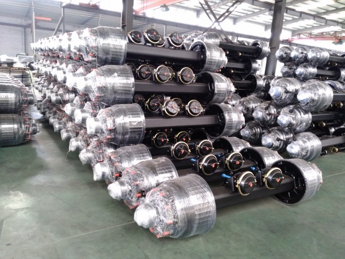 Good Price 16t Trailer Axle to Nigeria Customers Image1