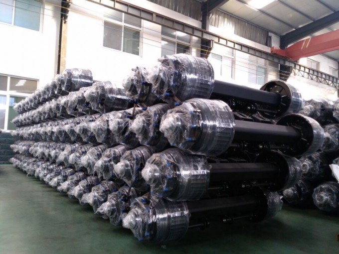 German Type 16t Trailer Axle to Iraq Customers Image1