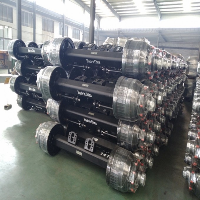 14t Heavy Duty BPW Trailer Rear Axle Image1