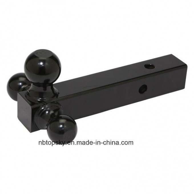 Triple Trailer Ball Mount, Towing Hitch Mount, Solid Shank Image1