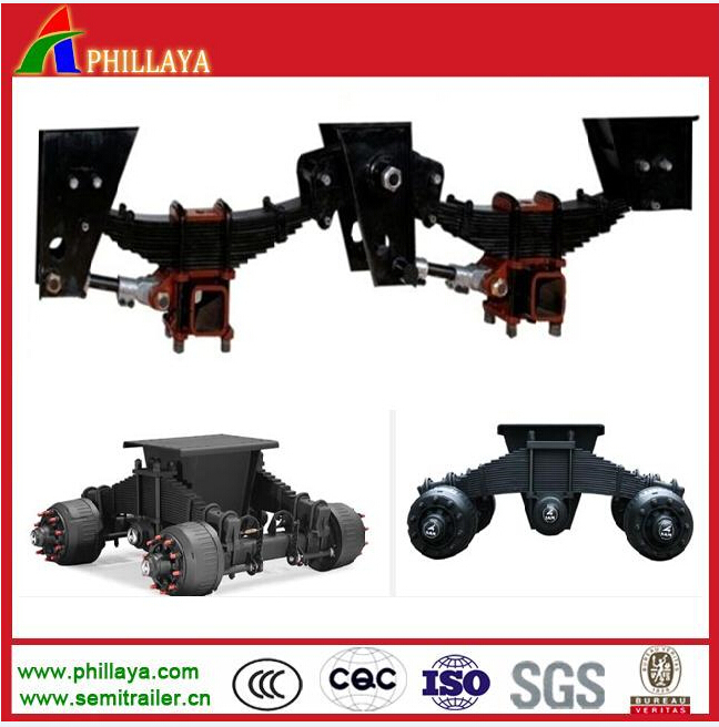 28ton Bogie Semi Trailer Mechanic Suspension Image1