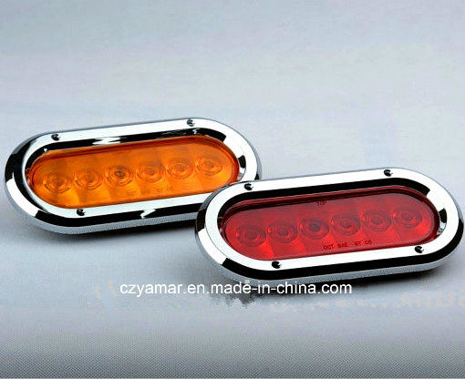 6" Oval LED Tail Light Image1