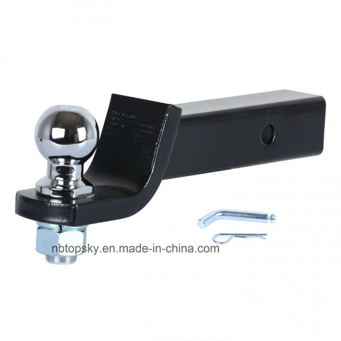 2" Drop Hitch Ball Mount Kit with 1-7/8" Hitch Ball, Pin & Clip, Trailer Ball Mount Image1