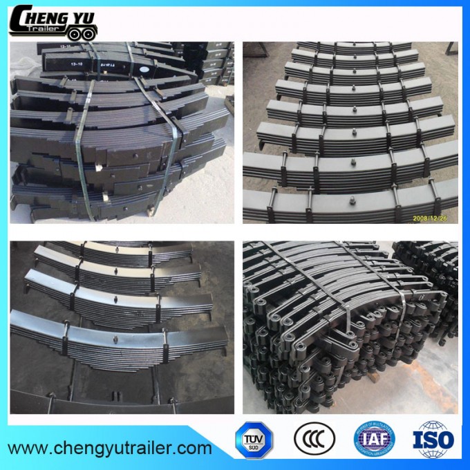 Germany Types of 12t Leaf Spring Tandem Axle Mechanical Spare Part 13t Semi Truck Suspension for Tra Image1