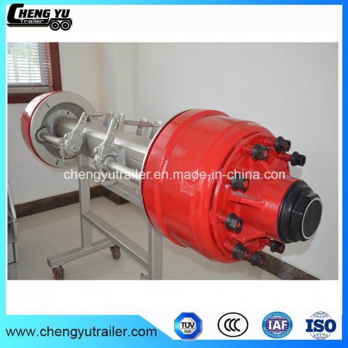 High Quality 10 Hole German BPW Trailer Spare Parts Axle Image1