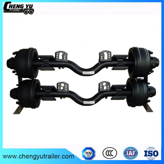 12t 14t 16t Capacity BPW Rear Axle for Tank Semi Trailer Image1